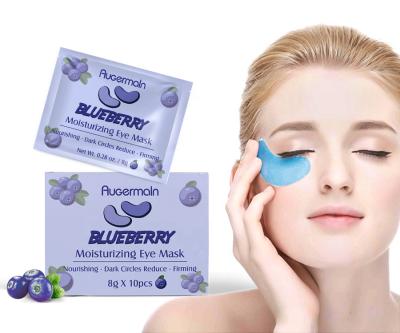 China Anti Wrinkle Anti Wrinkle Private Label Blueberry Eye Mask Under Eye Patches Dark Circles Reduce Eye Collagen Correction for sale