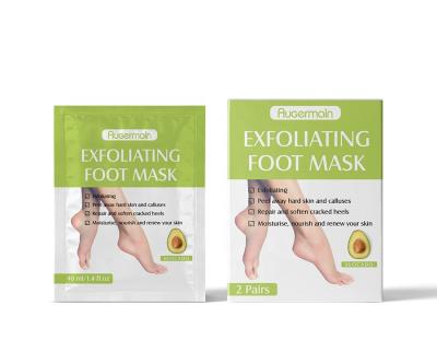 China Foot Avocado Peeling Mask Feet Skin Care Butt Exfoliating Foot Mask With Private Label for sale