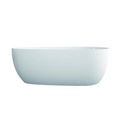 China Eco-Friendly Hotel Bathroom Material Custom Oval Freestanding Bath for sale