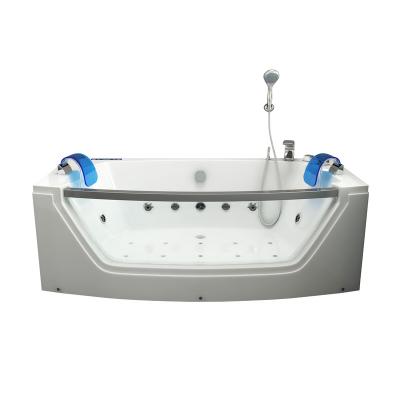 China Samll Bathroom Rectangle Comfortable Headrest Smooth Hot Selling Freestanding Bathtub. Relaxed for sale