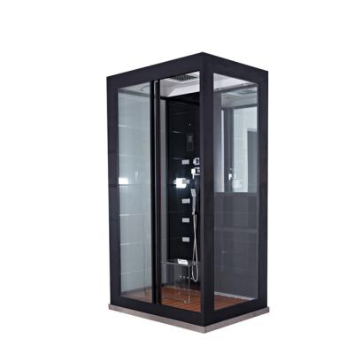 China Modern Style WHITE Modern Bathroom , Square Sliding Door Shower Room for sale