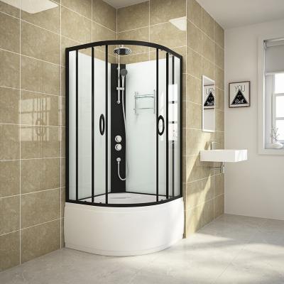 China Modern Modern Tempered Glass Acrylic Shelf Bath Glass Room for sale