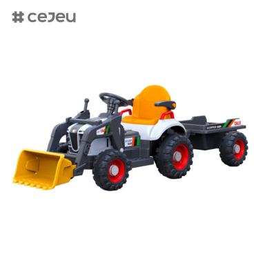 Cina Plastic Ride On Tractor/Music/Early education Light/ With manual push machine /Drag bucket in vendita