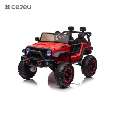 China CJ-8802 12V 2 Seater Kids Ride on UTV Car, 7AH Electric Vehicle Truck Car with 2x550W Motor，One button start，2.4G RC for sale