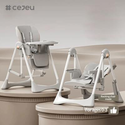 China CJ-28,2 in 1+PP+Swing,Grey/White/Pink/Brown,four of colour,Packing size 64*31*57cm,Reliable and safe baby high chair for sale