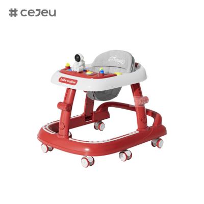 China CJ-5688,baby walker,Music 7 Height adjuster Silent wheel*6 Cushion: Linen One click folding，Red Green Black for sale