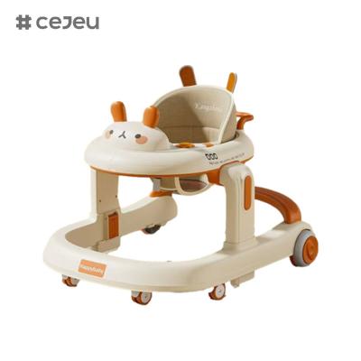 China CJ-928,baby walker,Orange Grey Coffee,Music/Lights 6 Height adjuster,product Size :58*59*73cm,One click folding for sale