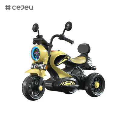 China CJ-5188High Quality Children's motorcycle electric tricycle charging male and female baby toy car dual drive battery car en venta