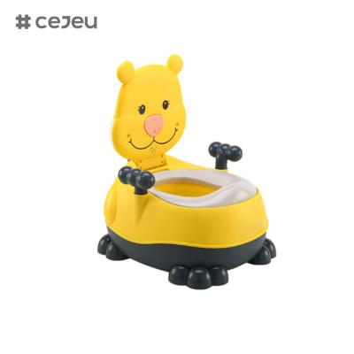 China CJ-NT-106 Baby Potty Training Toilet Seat Comfortable Backrest Cartoon Pots Portable Baby Pot For Children Potty Toilet Bedpan for sale