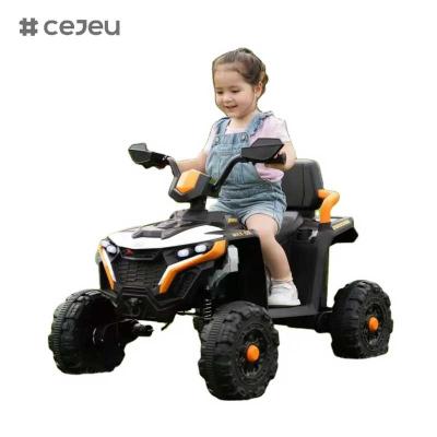 China CJ-BDL-5189New Electric Four-wheel Ride-on Car 12Volt 4X4 ATV Beach Tot Car Cheap Plastic Battery-Powered Electric for sale