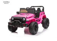 China as crianças 35W*2 montam no passeio cor-de-rosa de Toy Car 5,5 KM/HR no jipe 2 Seater 1000MA à venda