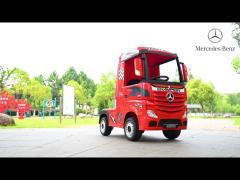 Kids White Mercedes Benz Actros Ride On Truck