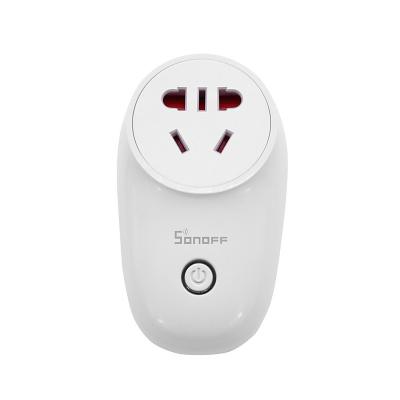 China Sonoff S26 NC WiFi Smart Plug Radio Smart Socket Sonoff Timer Remote Control Socket, Compatible with Alexa, Control your devices from anywhere via APP for sale