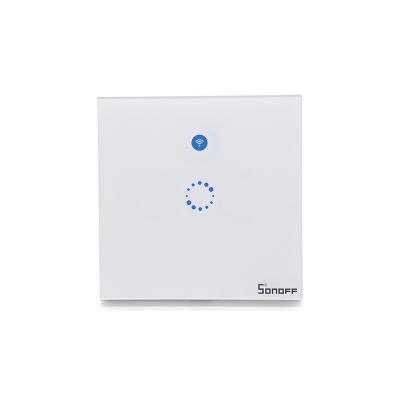 China Touch/EU 1C/2C T1 App eWeLink/RF SONOFF 1 Band Touch/433 RF/APP Remote Control Time Switch Wall Light Wifi Touch/EU 1C/2C T1 With Alexa IFTTT for sale