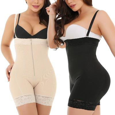 China Spandex/Cotton 2021 Waist Closure And Hip One Piece Tight Body Lifting Plus Size Body Training Clothes Special Price Quick Dry Shaper for sale