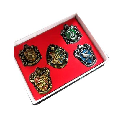 China USA TV Movie Hermione Dumbledore Emblem Lapel Harry Magic Wand Key Chain Magic Wand Kids Toy For Cosplay Potter Gifts Pins Badge for sale