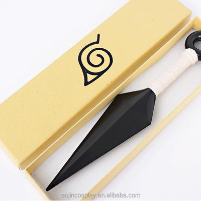 China PVC 26cm Prop Minatu Kunai Shuriken Weapons Armor Throwing Darts Konoha Ninja Kakashi Hand Sword Knives Japanese Anime Cosplay for sale