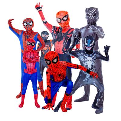 China Cosplay Comic Costume Marvel Movie Game Parent-Children Marvel Movie Game Parent-children Anime Spiderman Halloween Kids Anime Spiderman Jumpsuit Costume for sale