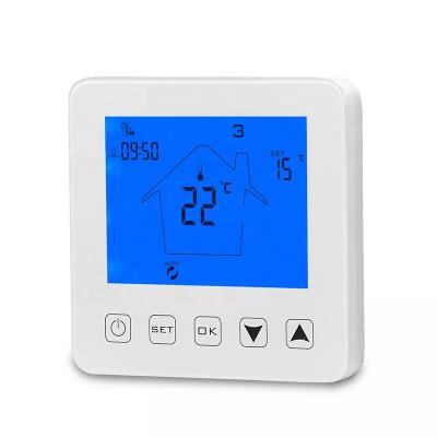 China Modern Digital Floor Heating Water Thermostat 3A Heater Controller Remote Control Floor Heating App Room Thermostat for sale