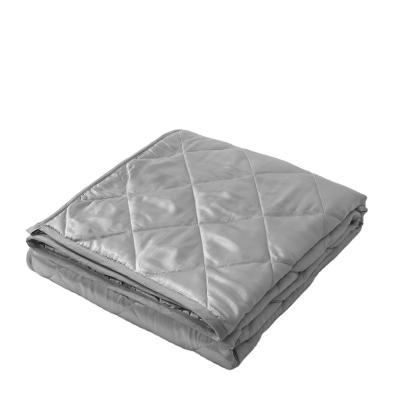 China Simple Therapy File Korea Style Weighted Cover With Glass Beads Certification 15lbs Heavy Weighted Cover for sale