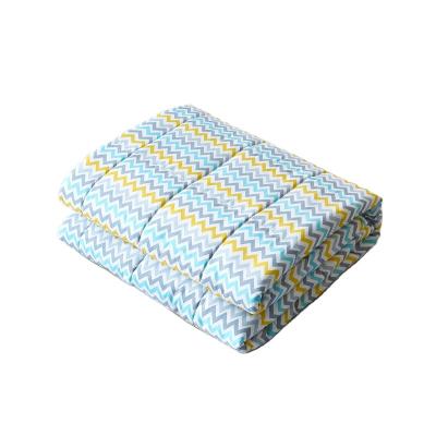 China 100% Weighted Therapy Heavy Blanket Cotton BSCI Certification Sleep Improving Quality Blanket for sale