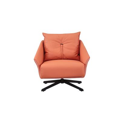 China Modern Adjustable Leg Leather Reception Metal Sofa 360 Swivel Office Furniture Office Sofa (Other) Good Quality Single Sofa (Other) for sale