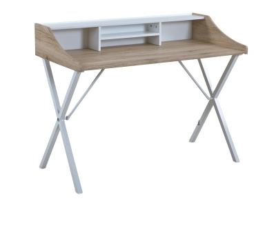 China white matte finish computer desk (height) adjustable cheap antique wood computer desk for sale