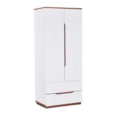 China Modern Designs Bedroom Furniture Heavy Duty Wooden Doors Corner Chinese Wardrobes White Wood Wardrobe Storage Cabinet for sale