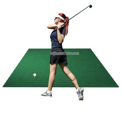 China Single Color Anti-Slip Large Size Golf Practice Mat Hitting Golf 3d Hitting Mats With High Elasticity EVA Bottom for sale