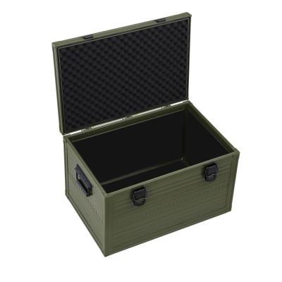 China Portable Watch Box Metal Dustproof Shockproof Hard Briefcases Carrying Lightweight Aluminum Flight Case Camera Suitcases for sale