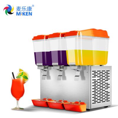 China Miken MK-JD316 Juice Dispenser Machine 3 Tanks 16L*3 Commercial Warm & Cool Blending for sale