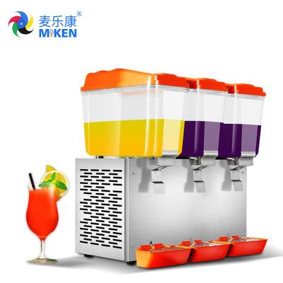 China Three Layers Juice Dispenser Machine Stainless Steel + PC Material For Commercial Catering for sale