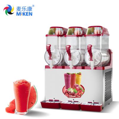 China MK-SM312 3*12L big capacity slush machine, commercial slush machine, granita machine Juice Dispenser Machine for sale