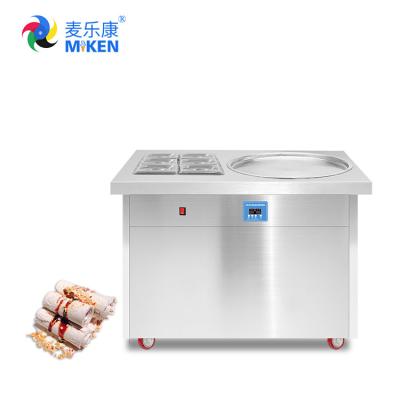 China Miken 130*75*88cm Fry Ice Cream Machine For Hotels, Manufacturing Plant, Food & Beverage Factory for sale