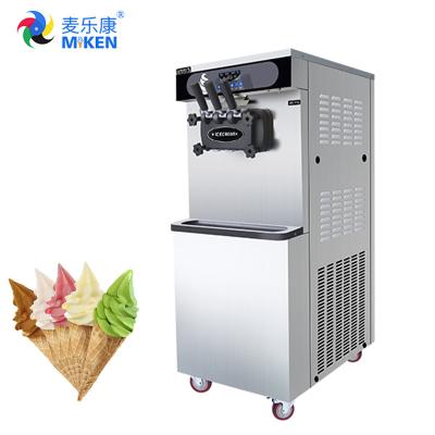 China MK-25FB 25L/H Floor standing hot sale commercial  soft ice cream machine ice cream cone maker machine factory zu verkaufen