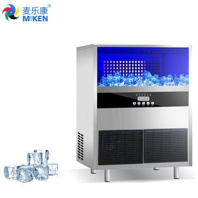 China MK 90 Miken Stainless Steel Ice maker machine 90kg commercial cube ice machine portable ice maker for sale