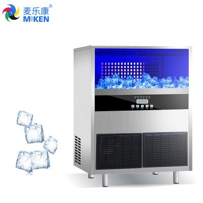 China Vehicle Power Supply Ice Block Making Machine Stainless Steel Silver 220v/50hz Voltage for sale