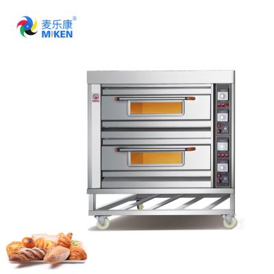 China MK-2-4D Commercial Automatic High Quality Time Warm Interior Timer Stainless Steel Electric Pizza Bakery Oven For Sale en venta