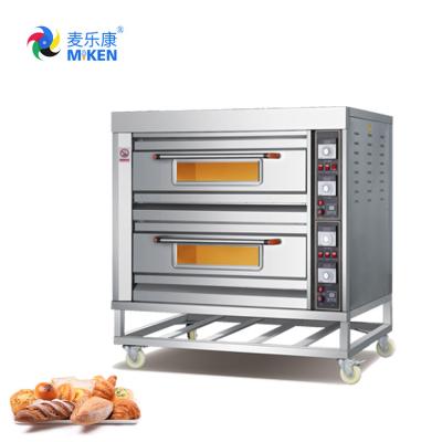 China MK-2-4D Commercial Automatic High Quality Time Warm Interior Timer Stainless Steel Electric Pizza Bakery Oven For Sale for sale