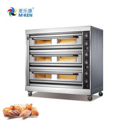 中国 MIKEN MK-3-9D Pizza Baking Oven Commercial, Household Convection Toaster 1220*840*1550mm 販売のため