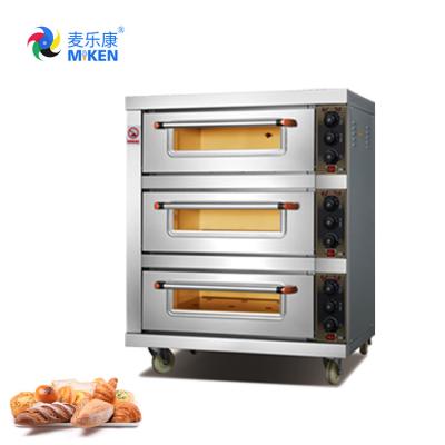 Κίνα MK-3-3D Commercial Microwave Automatic High Quality Time Warm Interior Timer Stainless Steel Electric Pizza Bakery Oven For Sale προς πώληση