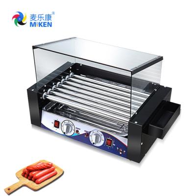 Cina MK-KCJ07 Hot Sale Electric Hot Dog Sausage Warmer Commercial Hotdog Warmer Hotdog Grill Machine Stainless Steel New Product 2020 in vendita