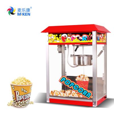 China MK-ZH6B Hot Sale Useful Small Popcorn Maker Machine with Switch Stainless Steel Electric Commercial Corn Popper Price 44*50*73CM à venda