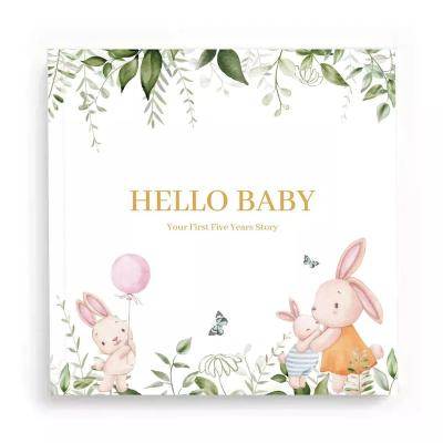 China Wholesale Custom Newborn Diary Gift Birth Plan Printing Album Gift Memory Keepsake Record Baby Daily Diary To Baby for sale