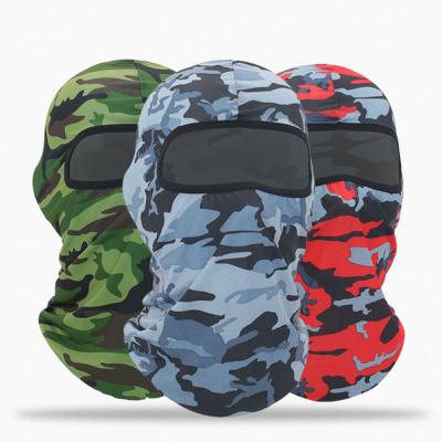 China breathable & Outdoor Motorcycle Balaclava Camouflage Full Face Quick-Dry Waterproof Wind-resistant Print Balaclava Ski Gaiter Mask For Skiing Snowboarding for sale