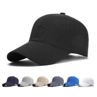 China Summer Outdoor Sport Baseball Cap Women Men Snapback COMMON Quick Drying Ultrathin Breathable Folding Increasing Mountaineering Hat Unisex for sale