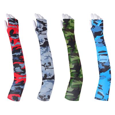 China Fashion Unisex Outdoor Sports UV Protection Arm Sleeves Running Fishing Cycling Quick Dry Breathable Arm Warmer Protective Sleeves for sale