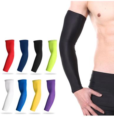 China Fashion 1 Pcs Unisex Sports Arm Sleeve Basketball Arm Warmer Cycling Summer Running UV Protection Volleyball Football Sunscreen Band for sale