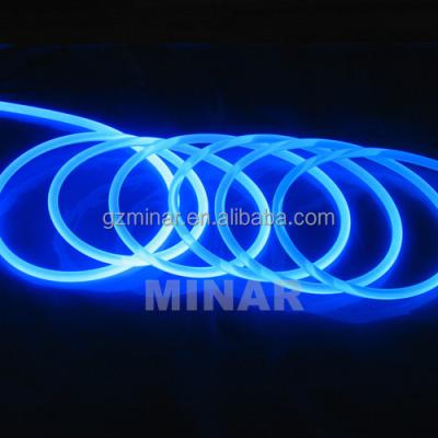 China 2016 PSOF-8 Solid Plastic Fiber Optic Side Light Solid Side Light For Swimming Pool for sale