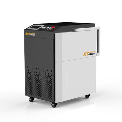 China Carbon Steel XTLASER High Precision 200w Raycus Pulsed Fiber Laser Cleaning Machine For Mold Car Parts Cleaning for sale